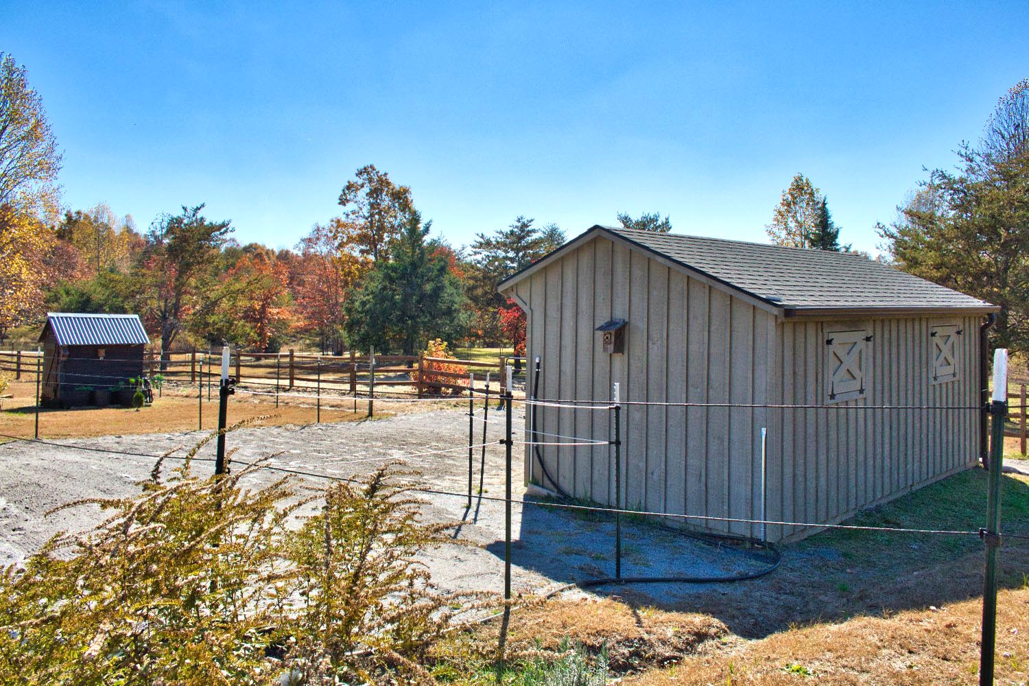 MLS # 4319903 | 2.55 acres | New log cabin w/barn in gated Hearthstone Ridge